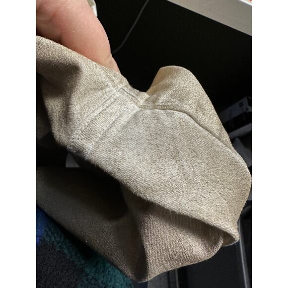 Good American Jeans Women's Size 22 High Rise Good Legs Denim Gold Metallic - Picture 8 of 8